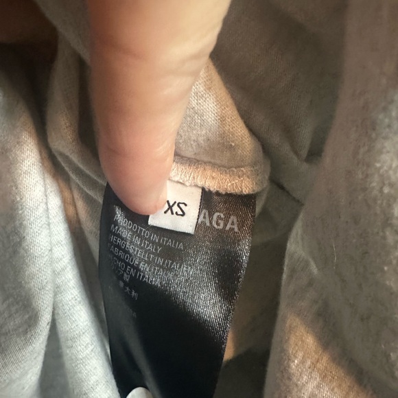 BALENCIAGA destroyed knit layered hybrid campaign hoodie blue NWT - Picture 13 of 16